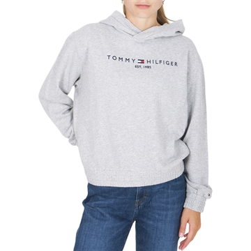 Tommy Hilfiger Girls Essential Hoodie 5674 Grey Heather